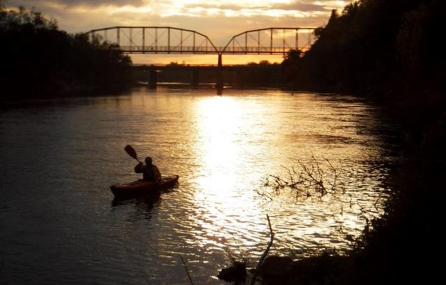 Sunset Kayak on the American River