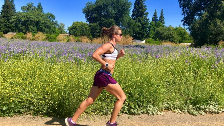 Kim Conley - Running on American River Parkway